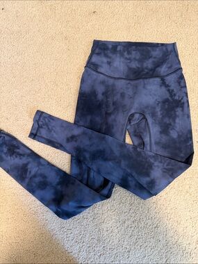 S Paragon Fitwear Grey Tie-Dye High-Waist Leggings